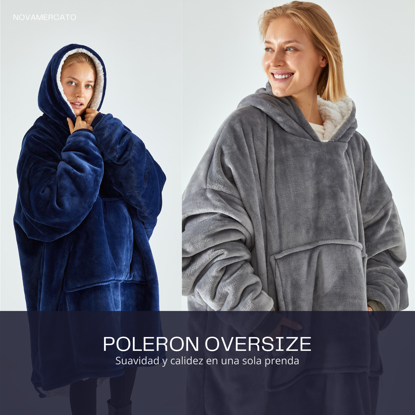 Polerón Chiporro con Capucha Oversize